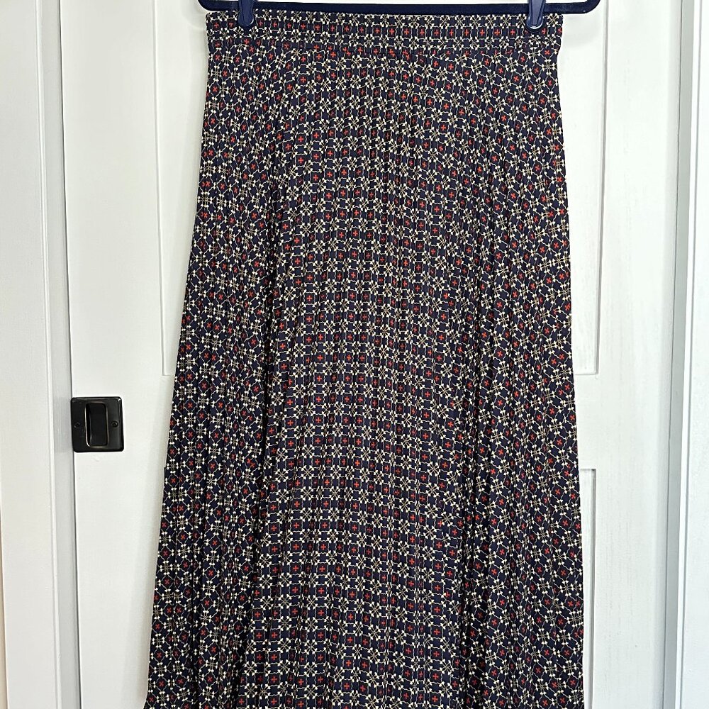 Max Studio Pleated Midi Skirt | Size L